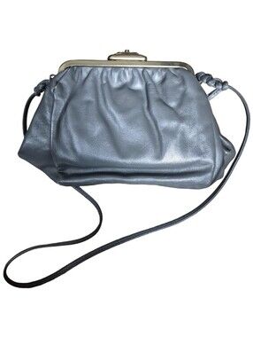 Vintage Made In Canada Gray Crossbody Purse